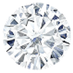 Round cut lab-grown diamond